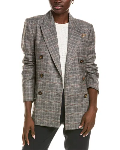 Brunello Cucinelli Wool-blend Blazer In Multi