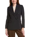 Brunello Cucinelli Wool-blend Blazer In Black