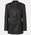 Brunello Cucinelli Wool-blend Blazer In Black