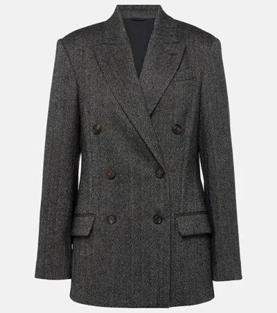BRUNELLO CUCINELLI WOOL-BLEND BLAZER