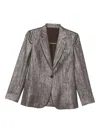 Brunello Cucinelli Wool Blend Blazer Jacket