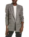Brunello Cucinelli Wool-blend Blazer In Multi