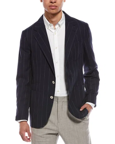 Brunello Cucinelli Wool-blend Blazer In Multi
