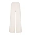 Brunello Cucinelli Wool-blend Knitted Trousers In Beige