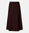 Brunello Cucinelli Wool-blend Midi Skirt