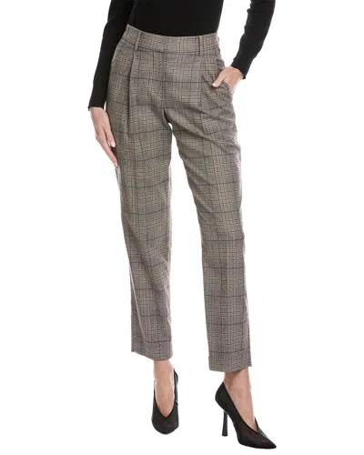Brunello Cucinelli Linen-blend Pant In Multi