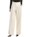 Brunello Cucinelli Pleated Wool-blend Pant In White