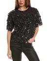 Brunello Cucinelli Jazz Droplet Embellished T-shirt In Black