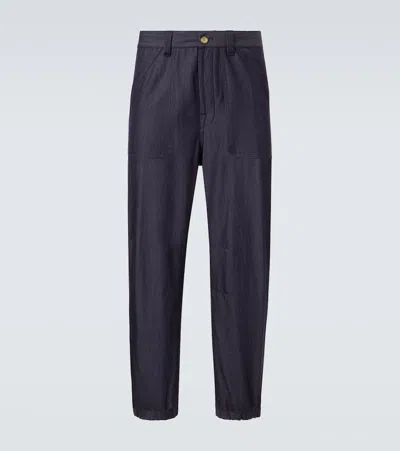 Brunello Cucinelli Wool-blend Straight Pants