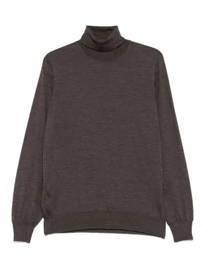BRUNELLO CUCINELLI WOOL BLEND TURTLENECK SWEATER