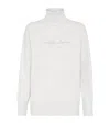 Brunello Cucinelli Wool-blend Turtleneck In White