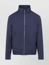 Brunello Cucinelli Cotton-blend Twill Bomber Jacket In Blue