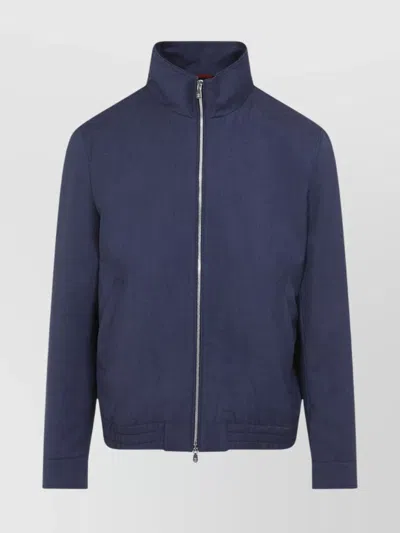 BRUNELLO CUCINELLI WOOL BOMBER JACKET BACK YOKE