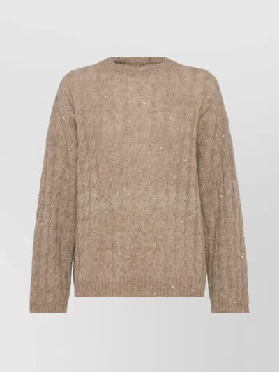 Brunello Cucinelli Wool Cable Knit Jumper
