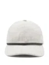 Brunello Cucinelli Cappelli Grigio Chiaro In Grey