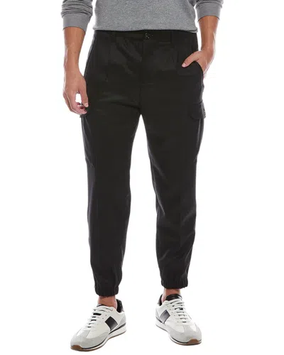 Brunello Cucinelli Wool Cargo Pant In Black