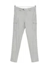 Brunello Cucinelli Wool Cargo Pants In Gray