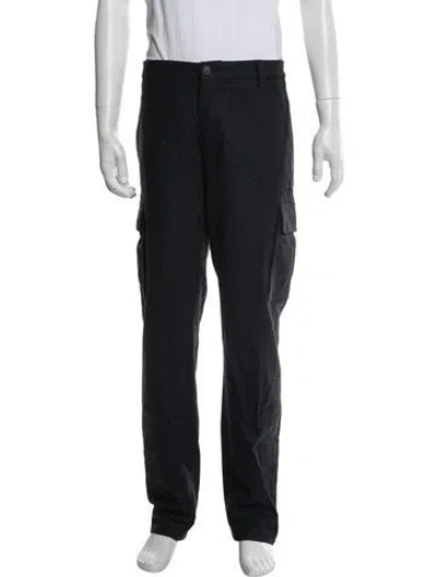 Pre-owned Brunello Cucinelli Wool Cargo Pants In Blue