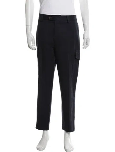 Pre-owned Brunello Cucinelli Wool Cargo Pants In Blue