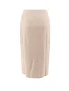 Brunello Cucinelli Skirt In Beige