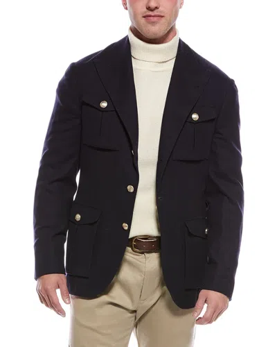 Brunello Cucinelli Wool In Black