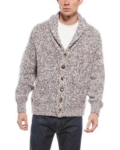 Brunello Cucinelli Wool, Cashmere, & Silk-blend Cardigan In Multi