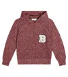 Brunello Cucinelli Wool, Cashmere, And Silk Hoodie In Red