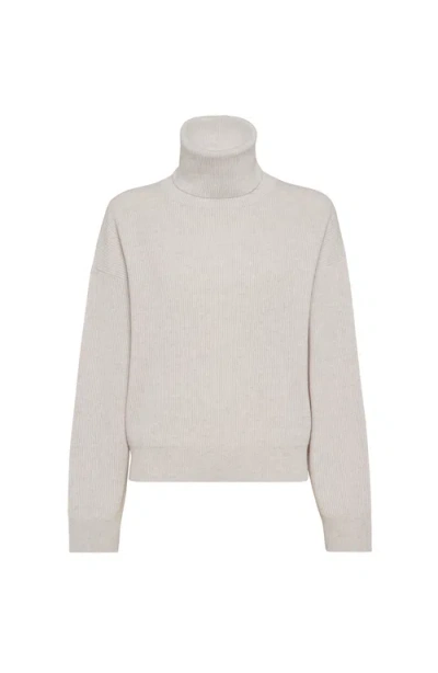 Brunello Cucinelli Wool, Cashmere And Silk Sweater