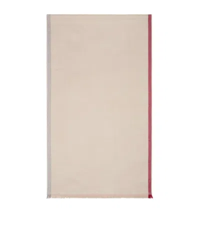 Brunello Cucinelli Wool-cashmere Stripe Scarf