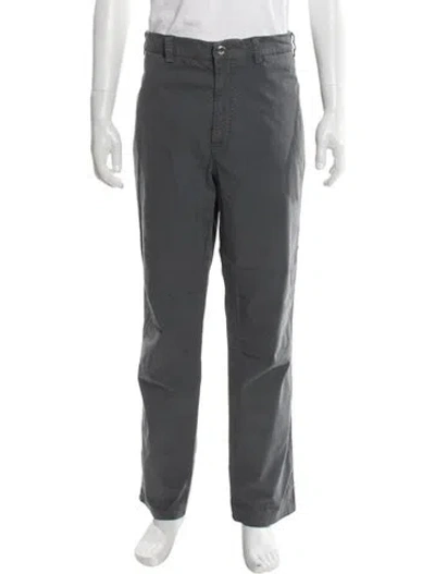 Pre-owned Brunello Cucinelli Wool Chinos In Gray