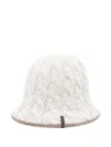 Brunello Cucinelli Wool Cloche Hat