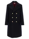 Brunello Cucinelli Martingale Double-breast Coat Men In Black