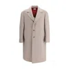 Brunello Cucinelli Wool Coat In Pink