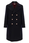 Brunello Cucinelli Martingale Double-breast Coat Men In Blue
