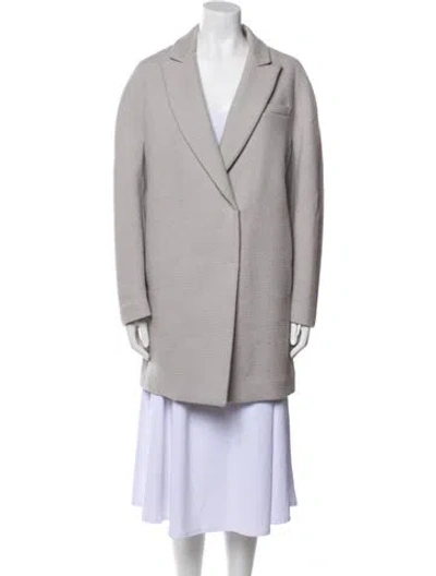 Pre-owned Brunello Cucinelli Wool Coat In Gray