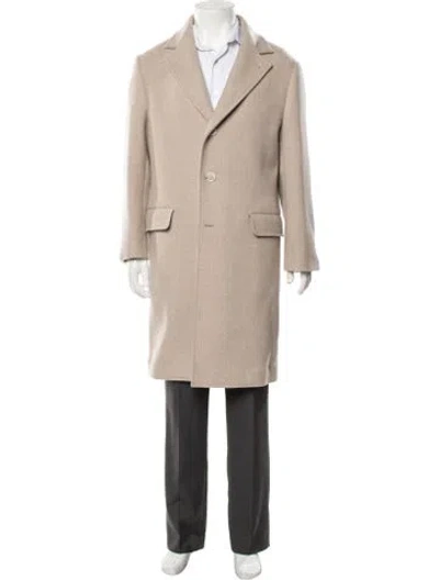 Pre-owned Brunello Cucinelli Wool Coat In Neutral