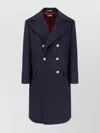 Brunello Cucinelli Martingale Double-breast Coat Men In Blue