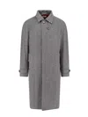 Brunello Cucinelli Single-breasted Herringbone Trench Coat