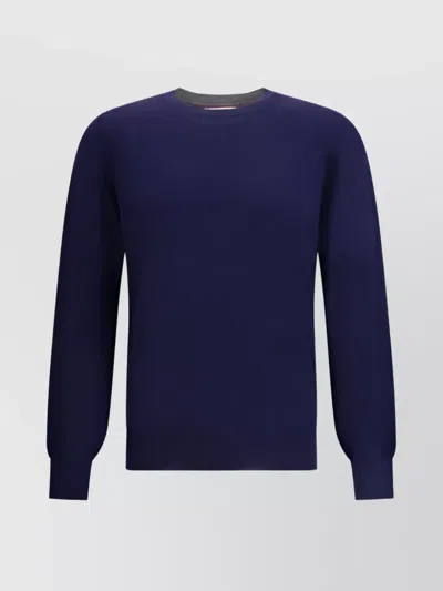 BRUNELLO CUCINELLI WOOL CREW NECK SWEATER