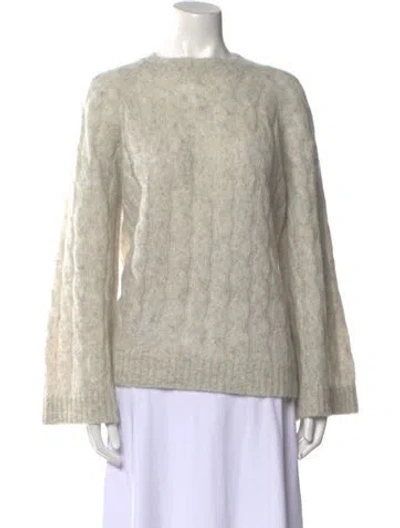 Pre-owned Brunello Cucinelli Wool Crew Neck Sweater In Neutral