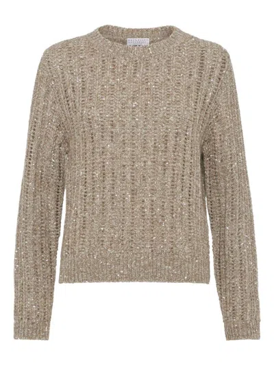 BRUNELLO CUCINELLI BRUNELLO CUCINELLI WOOL CREWNECK JUMPER