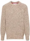 BRUNELLO CUCINELLI WOOL CREWNECK JUMPER