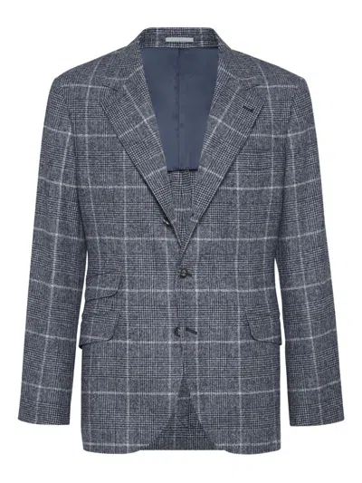 BRUNELLO CUCINELLI BRUNELLO CUCINELLI WOOL DECONSTRUCTED JACKET