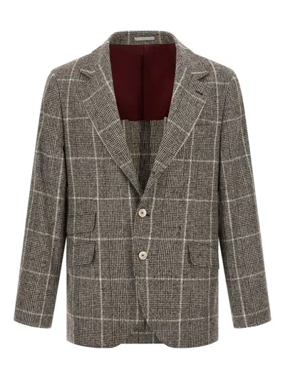 BRUNELLO CUCINELLI BRUNELLO CUCINELLI WOOL DECONSTRUCTED JACKET