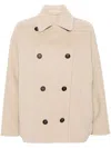 Brunello Cucinelli Double-breasted Jacket In Beige
