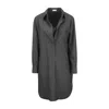 Brunello Cucinelli Wool Dress Women In Gray