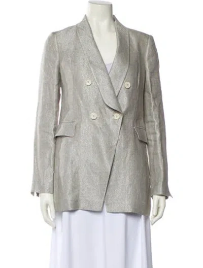 Pre-owned Brunello Cucinelli Wool Fur Jacket