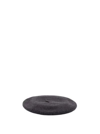 Brunello Cucinelli Wool Hat In Black