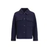 Brunello Cucinelli Refined Wool Jacket For Sophisticated Look In Blue