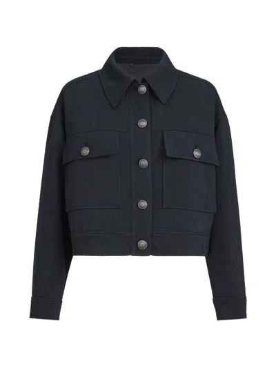 Brunello Cucinelli Wool Jacket In Blue